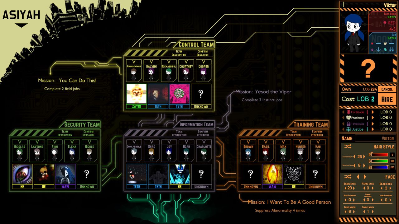 Lobotomy Corporation | Monster Management Simulation ekran görüntüsü 0