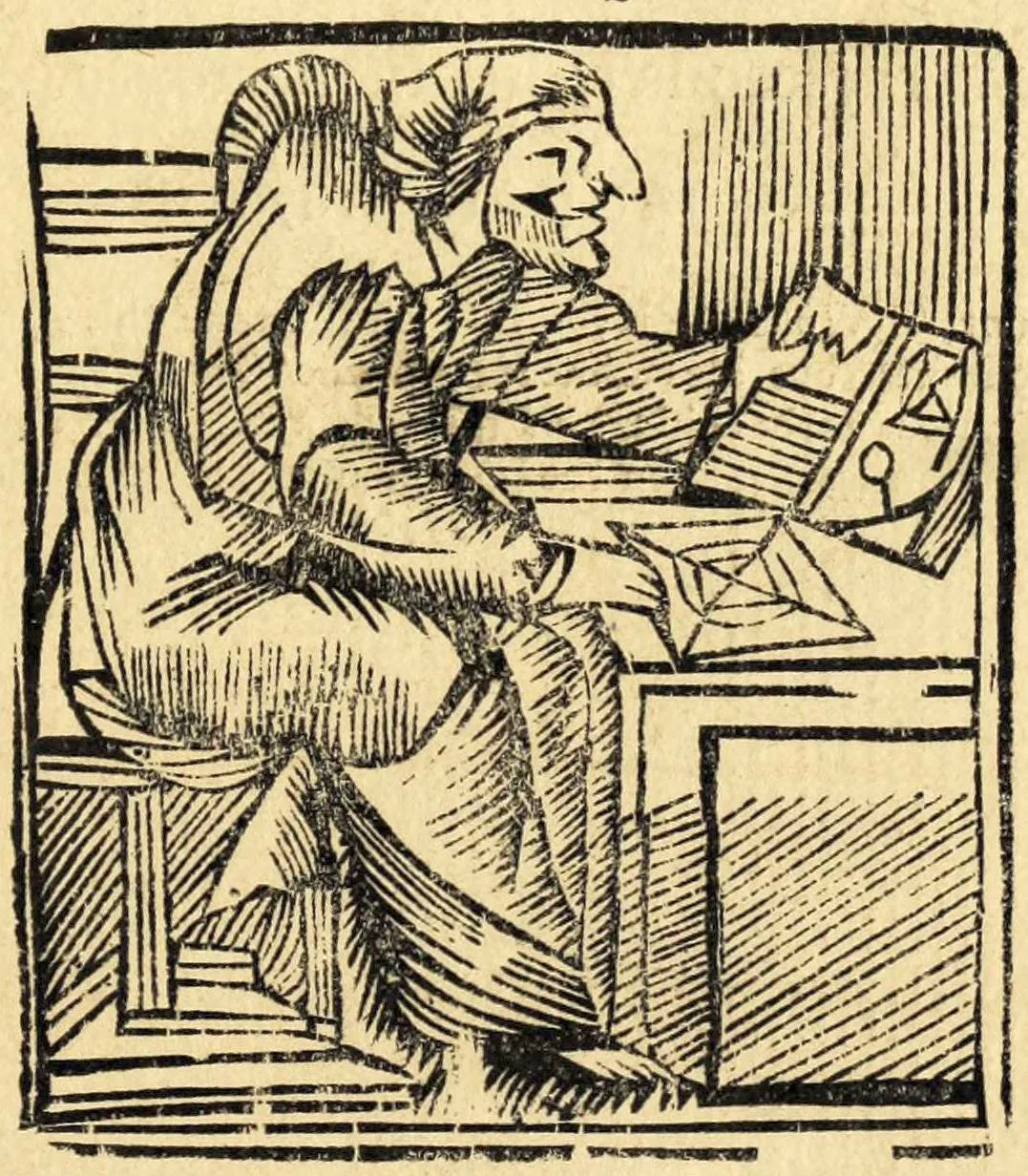 Mother Shipton'ın 1686 tarihli gravürü