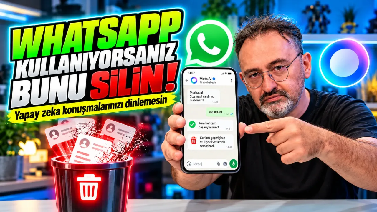 WhatsApp’ta Meta AI sohbet verilerinizi silmek için iki basit komut
