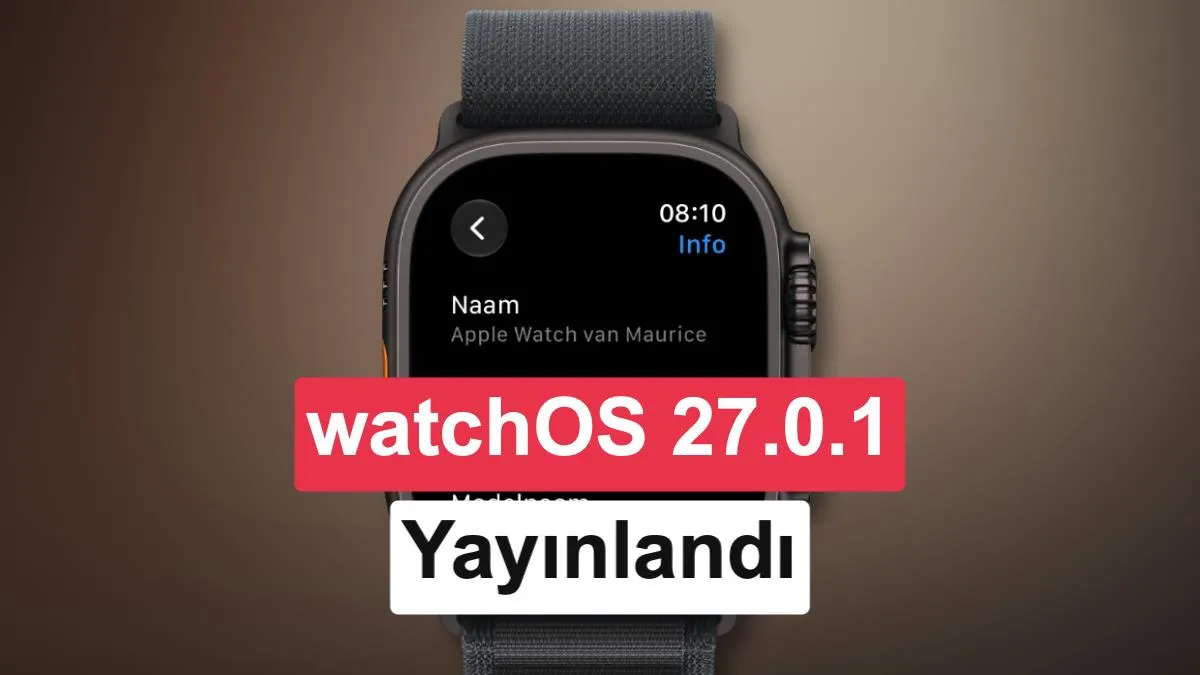 Apple, watchOS 27.0.1 Güncellemesini Tüm Uyumlu Apple Watch Modellerine Yayınladı