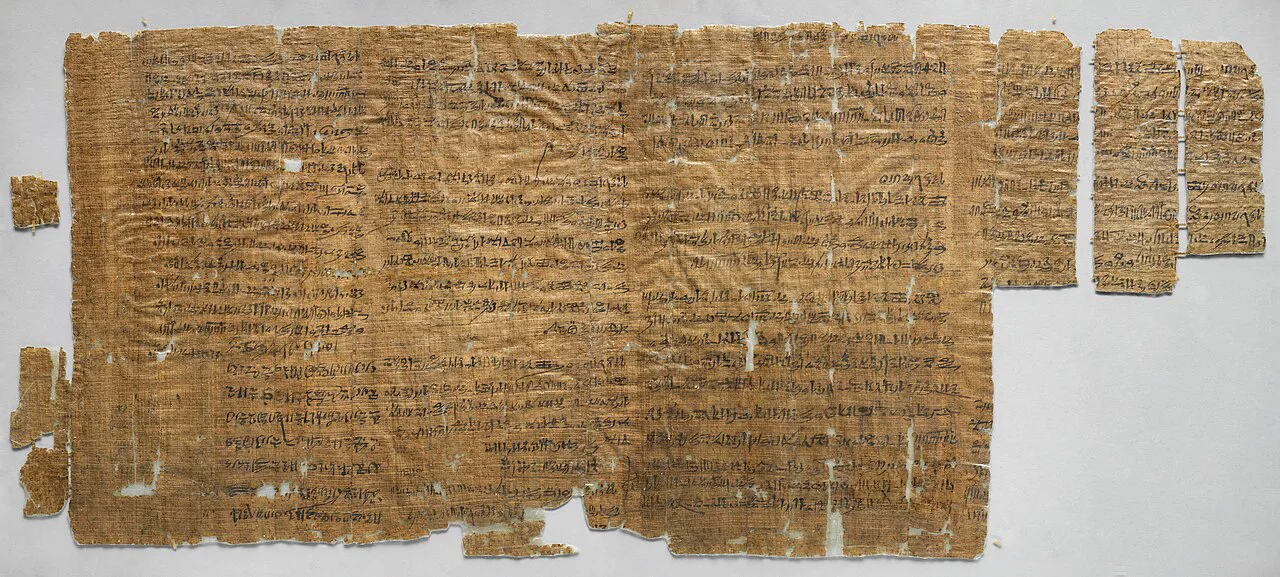 Kâtip Amunnakht'ın yazdığı, Torino'daki Museo Egizio'da bulunan iş bırakma papirüsü
