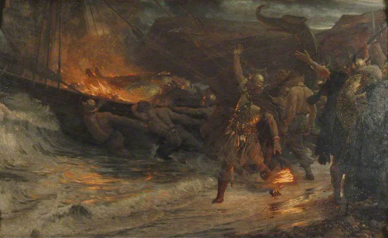 Vikingler cenaze teknelerini gerçekten ateşli okla mı tutuştururdu?