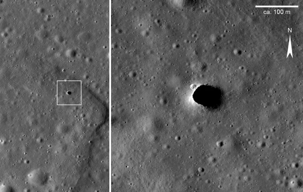 Ay'daki çukurun altında mağara var mı: NASA, GIMLI ekibini seçti