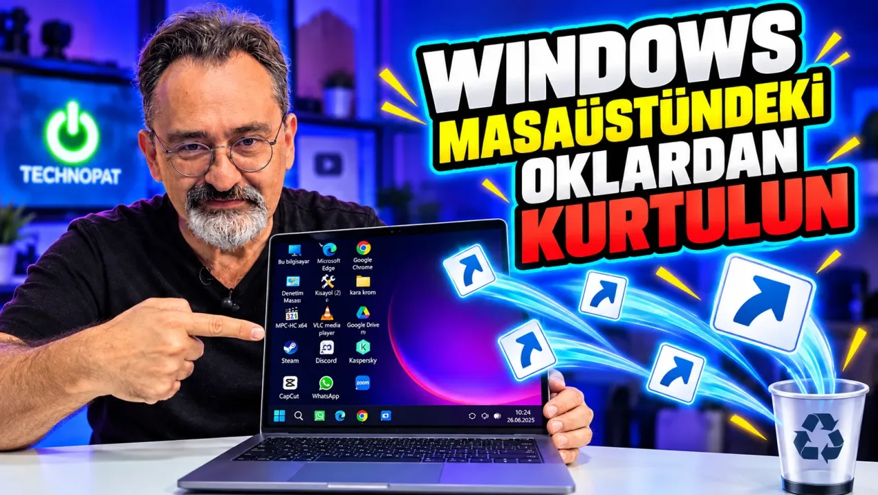 Windows 10 ve 11’de Kısayol Oklarını Kaldırmak İçin Kayıt Defteri Rehberi