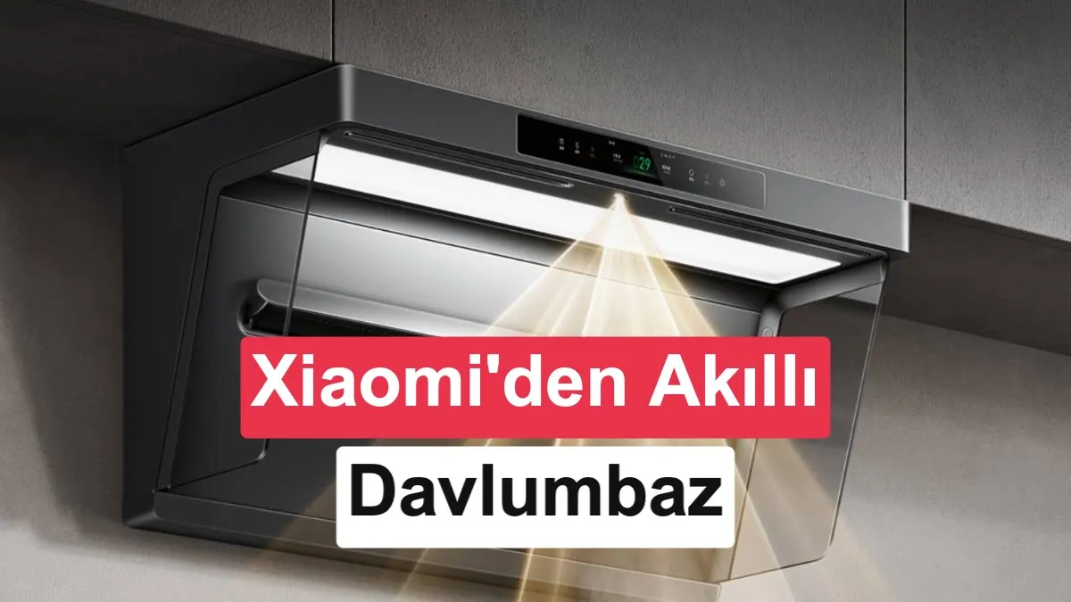 Xiaomi, Yapay Zekalı ve Kameralı Mijia Smart Range Hood 3 Max Davlumbazı ile Mutfaklarda Duman Sorununu Neredeyse Ortadan Kaldırıyor