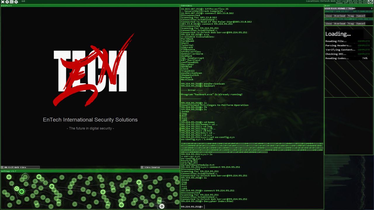 Hacknet ekran görüntüsü 3