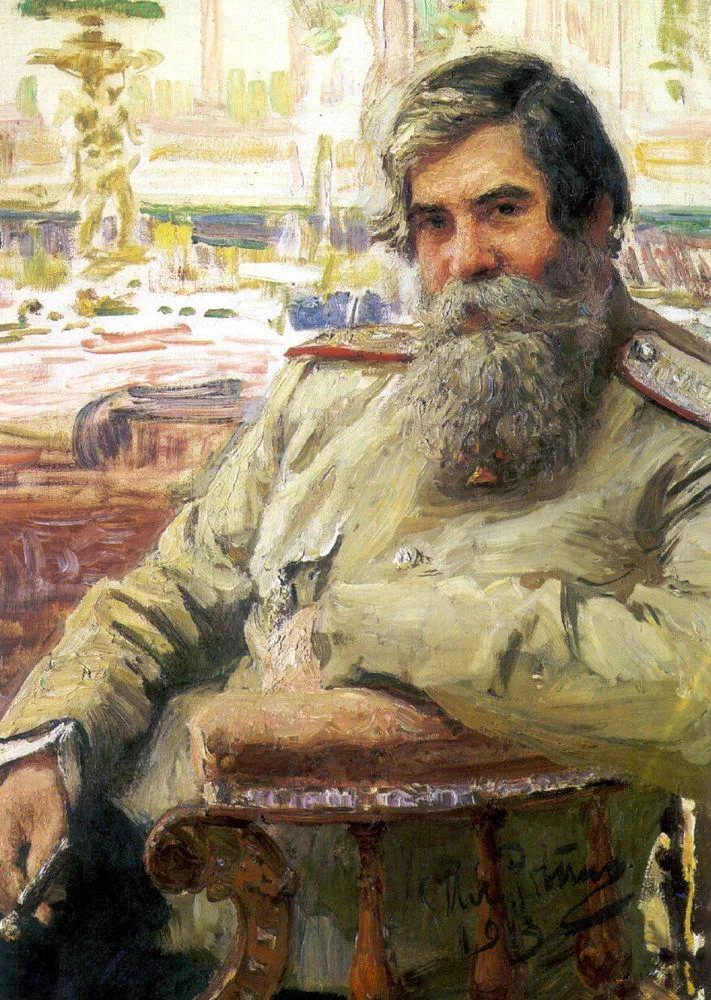 Nörolog Vladimir Bekhterev, İlya Repin'in 1913 tarihli portresinde