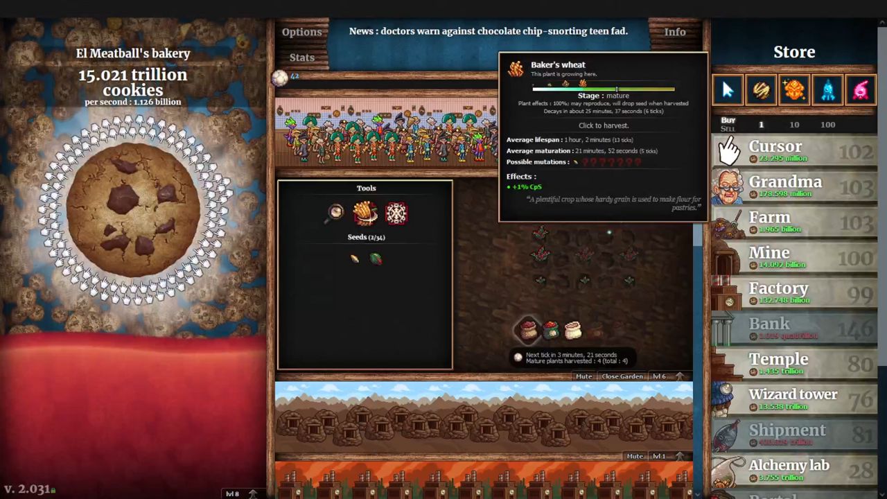 Cookie Clicker ekran görüntüsü 5