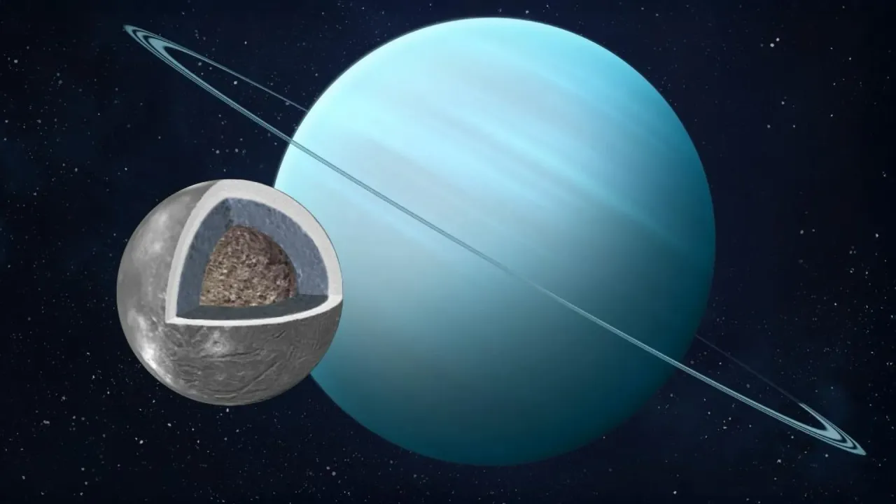 Uranüs'ün Parlak Ayı Ariel'in Derin Okyanusu: 170 Kilometrelik Gizli Su Kütlesi Ortaya Çıktı