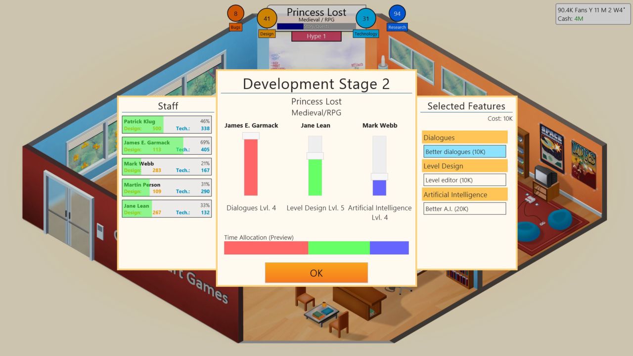 Game Dev Tycoon ekran görüntüsü 3