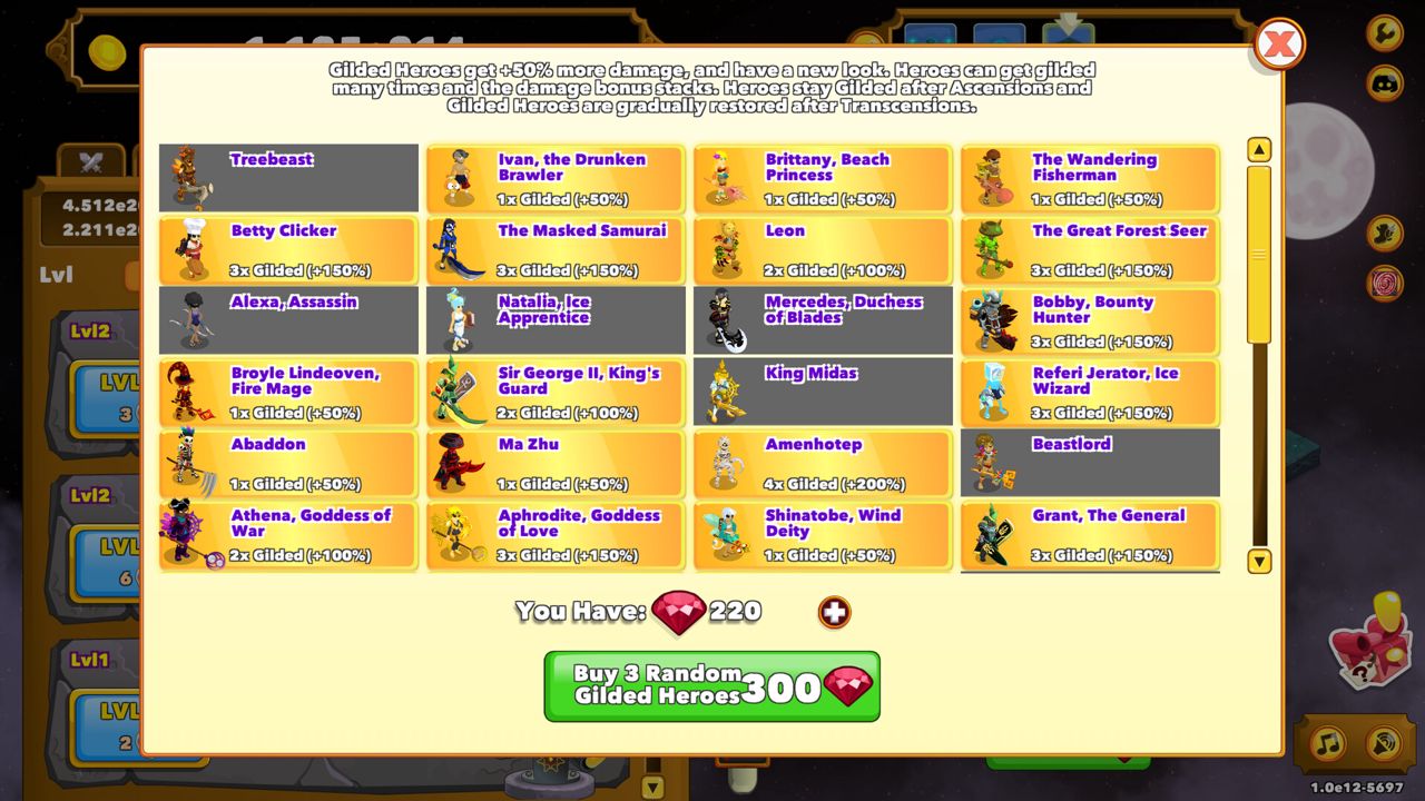 Clicker Heroes ekran görüntüsü 5