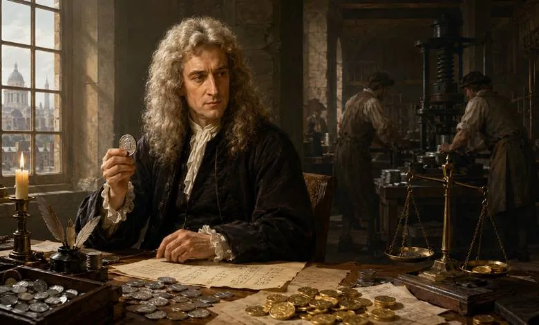 Isaac Newton ve İngiltere'nin Altın Standardına Doğal Kayması
