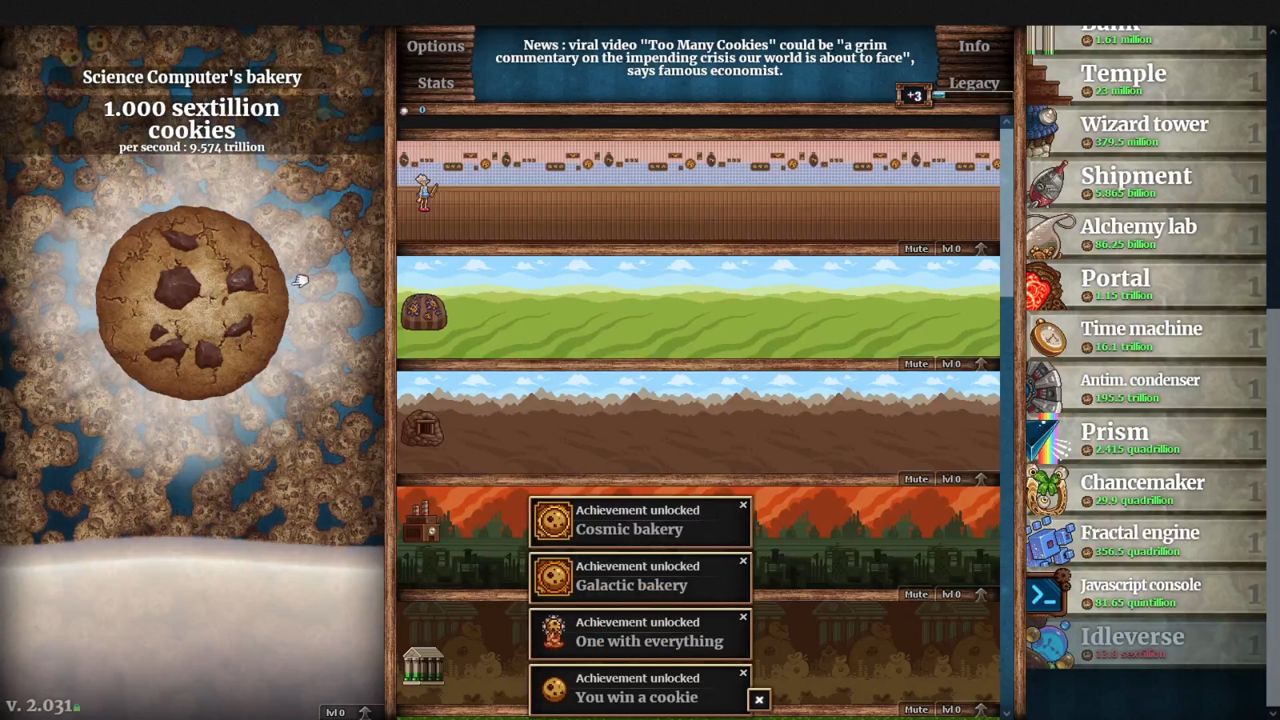Cookie Clicker ekran görüntüsü 1