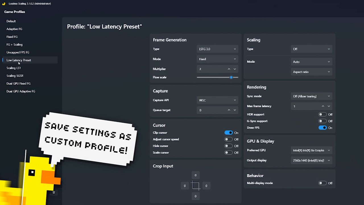 Lossless Scaling ekran görüntüsü 5