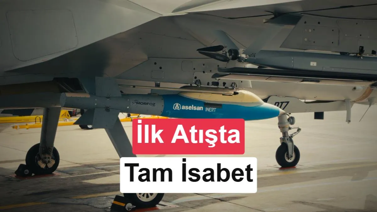 AKINCI TİHA, Morfoz Güdüm Kiti ile Saros Körfezi'nde Tam İsabetli Atış Testini Tamamladı