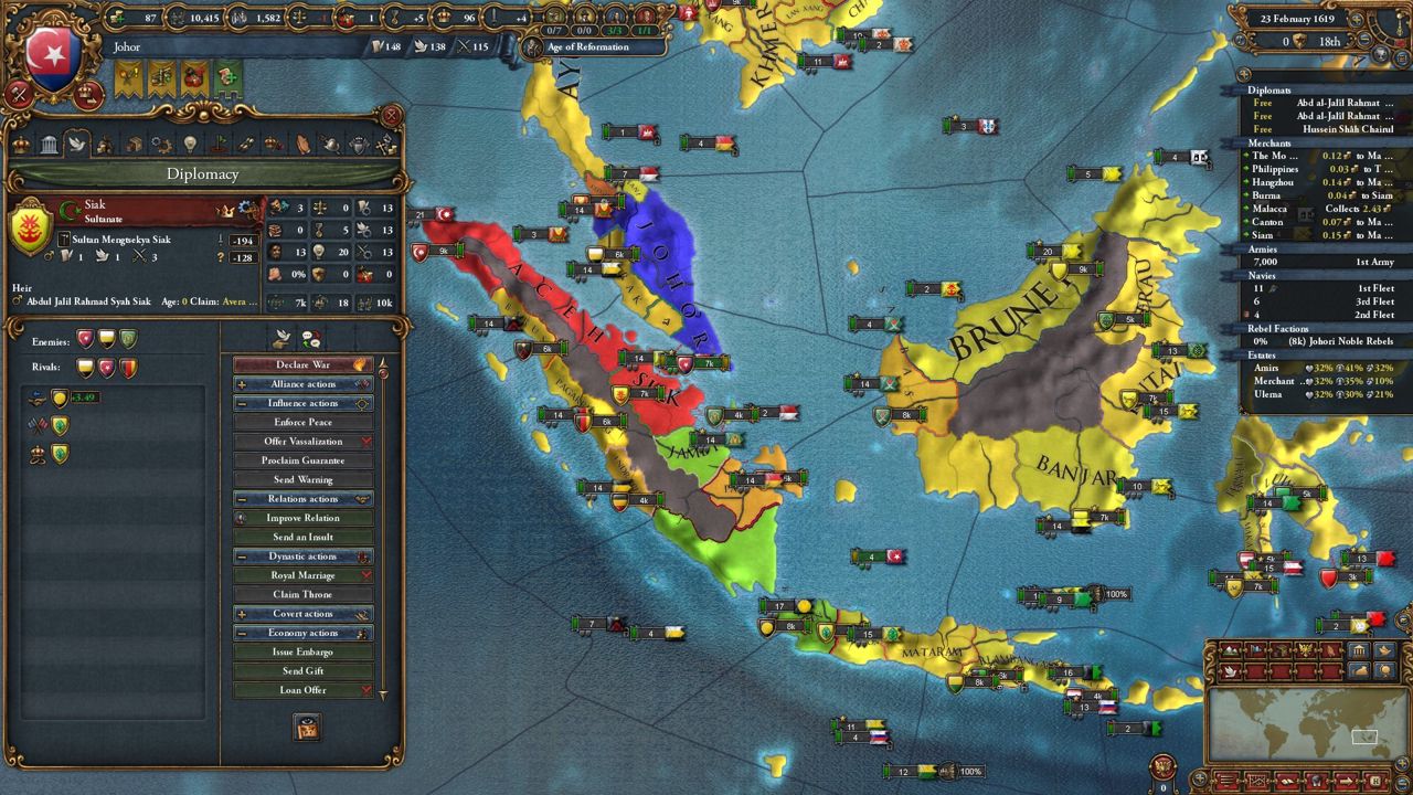 Europa Universalis IV ekran görüntüsü 5