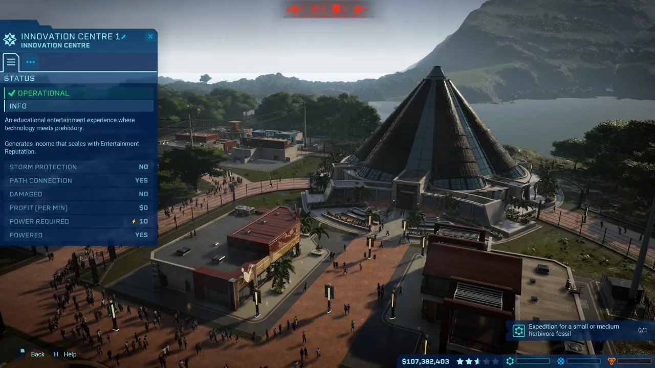 Jurassic World Evolution ekran görüntüsü 1