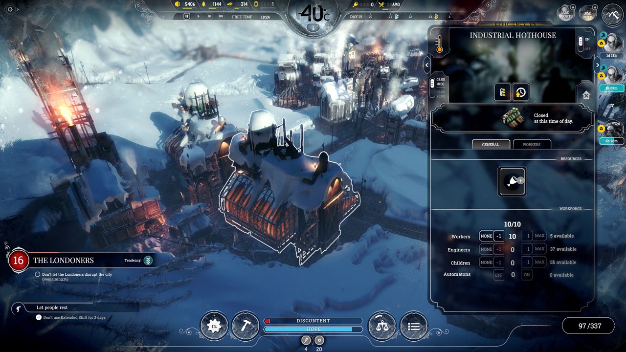 Frostpunk ekran görüntüsü 3
