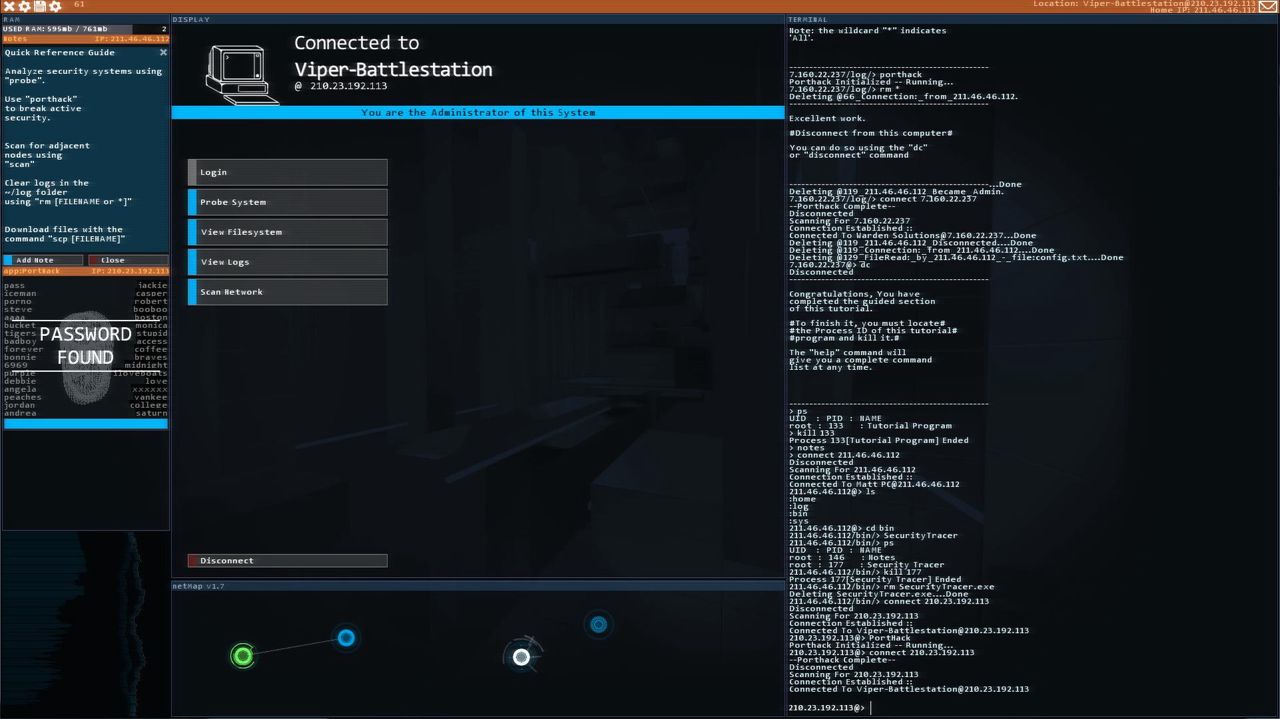 Hacknet ekran görüntüsü 0