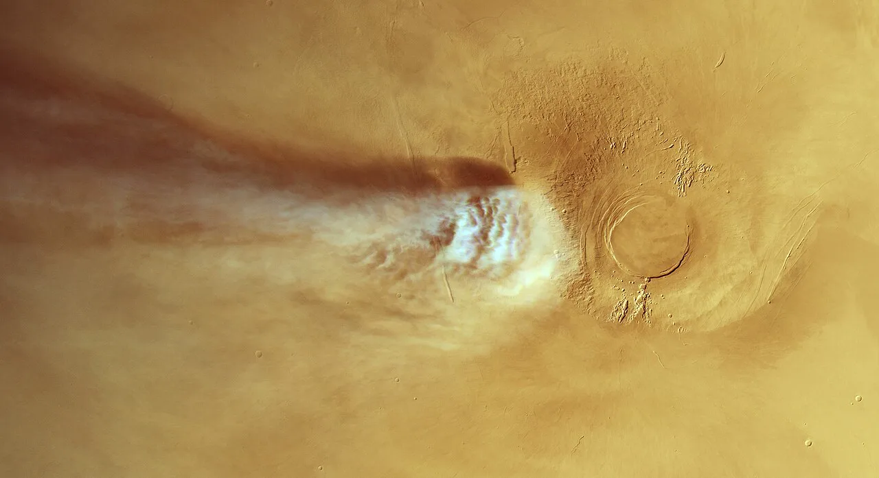 Mars'ta her sabah beliren dev bulut tozsuz buzdan oluşuyor