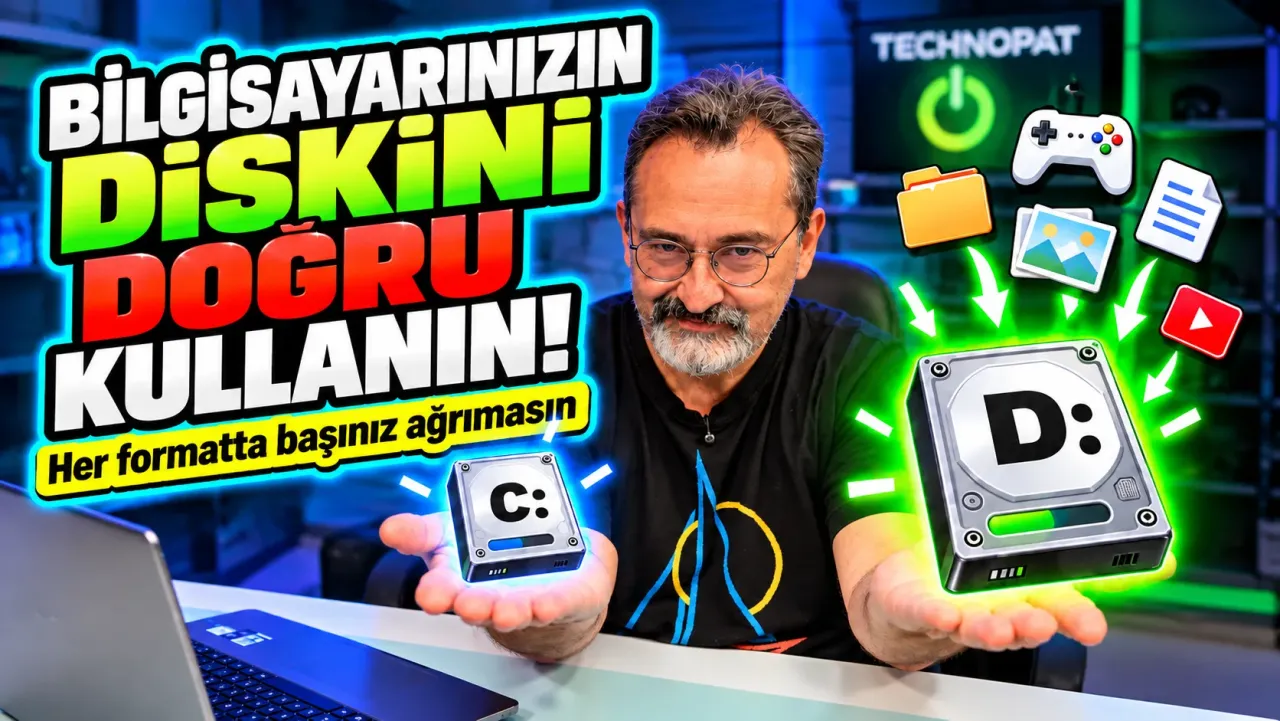 Windows 11'de Disk Yönetimi ile Tek Diskinizi C ve D Sürücülerine Bölmenin Adım Adım Rehberi