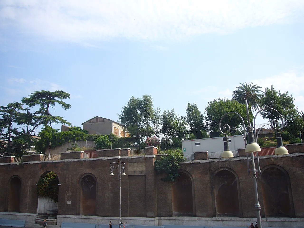 Villa Silvestri Rivaldi'nin bahçesinden 2013'te geriye kalan bölüm