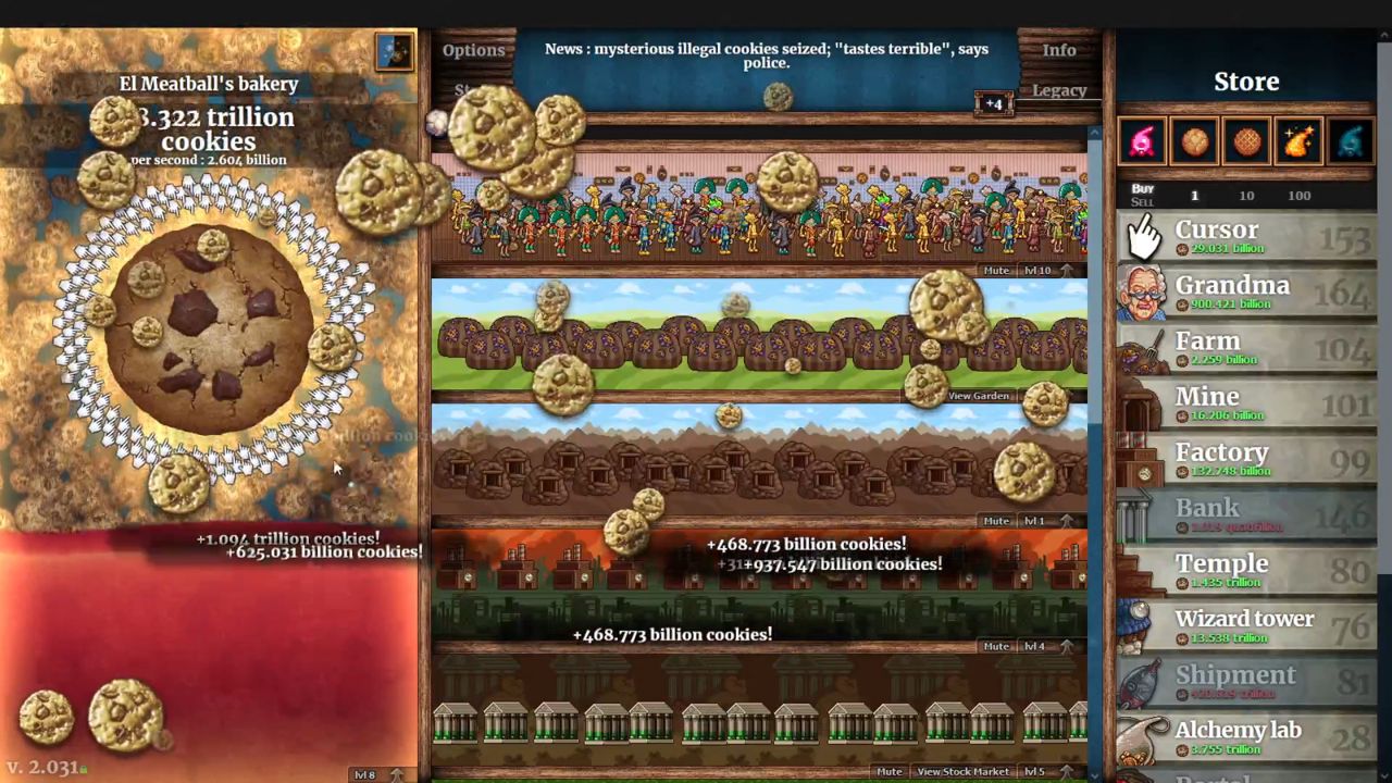 Cookie Clicker ekran görüntüsü 2