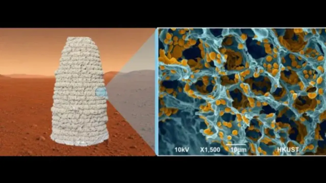 Mars'ta İnşa Edilecek Evler Maya ve Jelatinden Üretilen Yeni Betonla Mümkün Oluyor