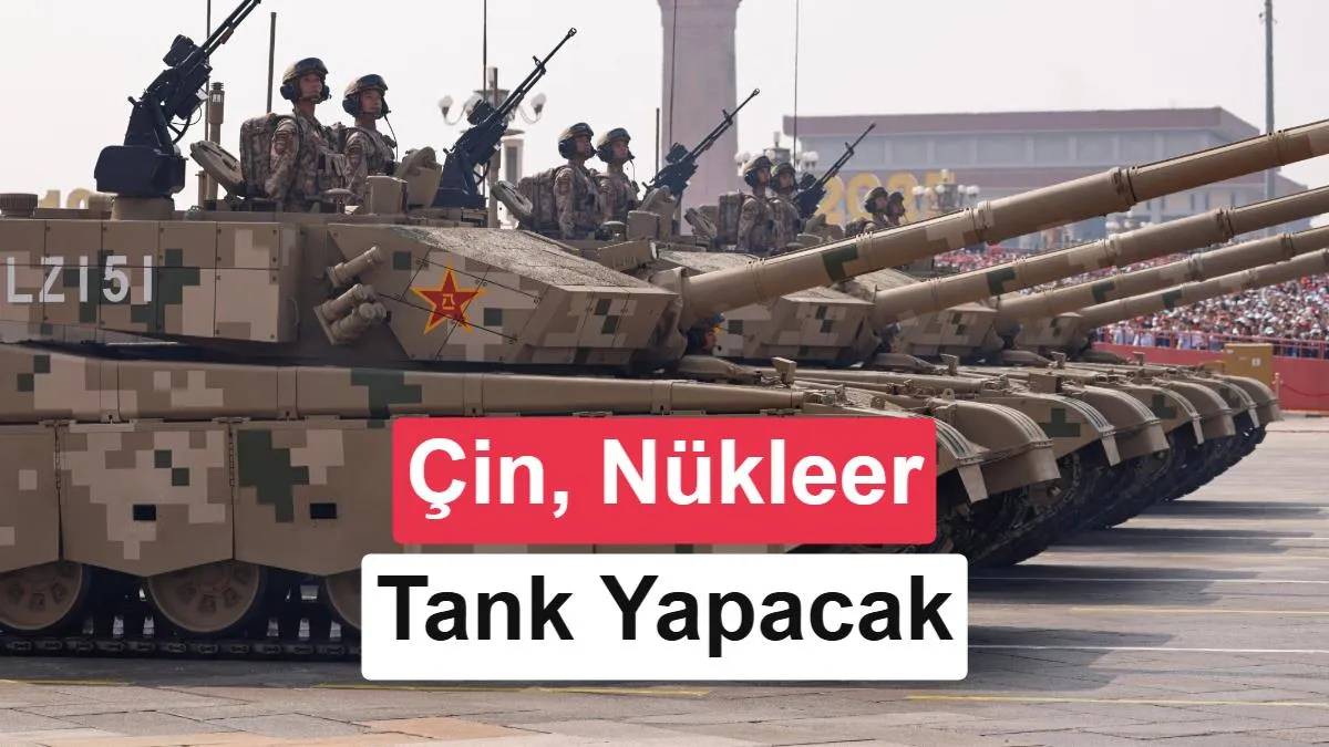Çin'den Nükleer Güçle Çalışan Elektromanyetik Tank Konsepti: 450 Km Menzil Hedefleniyor