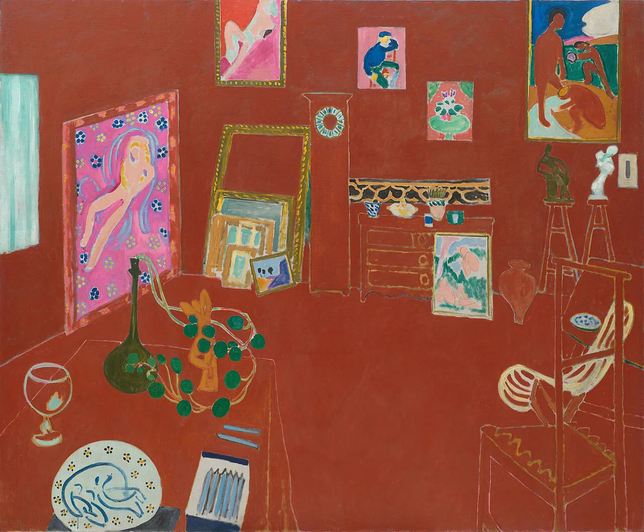Matisse'in Kırmızı Atölye'si: Reddedilen sipariş, altında gizlenen ilk tablo