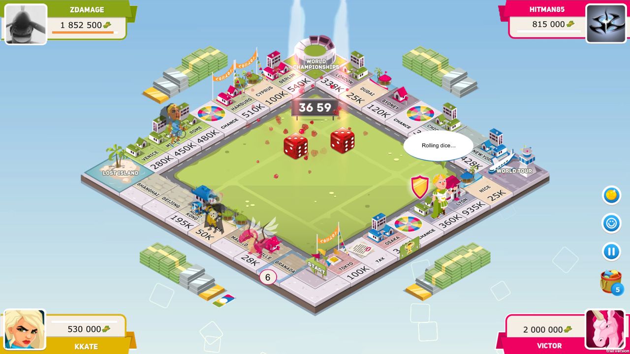 Business Tour - Board Game with Online Multiplayer(大富翁) ekran görüntüsü 0